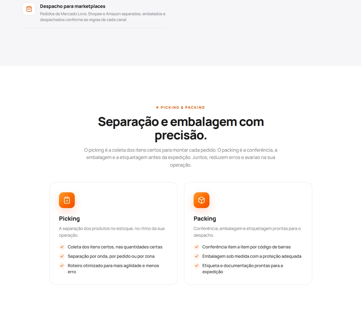 Navor - Separacao e embalagem com precisao