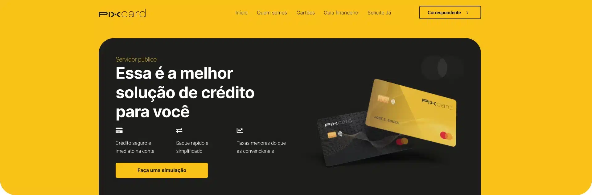 PixCard - Seção 1